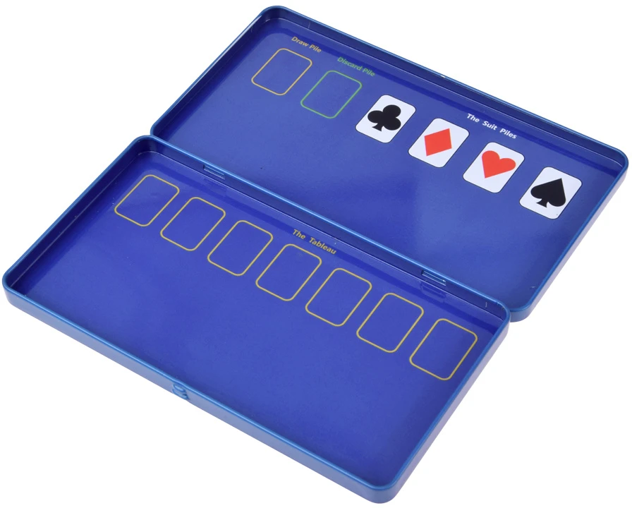 Jokomisiada Magnetic solitaire game - magnetic cards POCKET version for 1 person GR0837