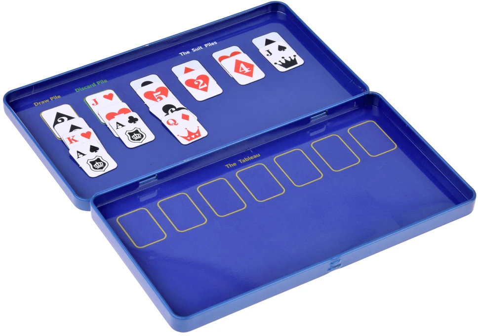 Jokomisiada Magnetic solitaire game - magnetic cards POCKET version for 1 person GR0837