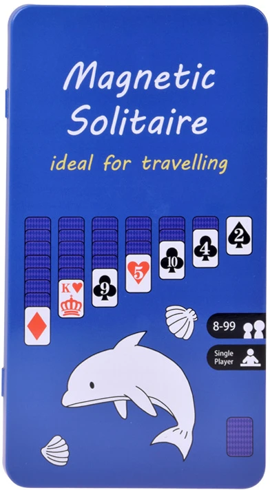 Jokomisiada Magnetic solitaire game - magnetic cards POCKET version for 1 person GR0837