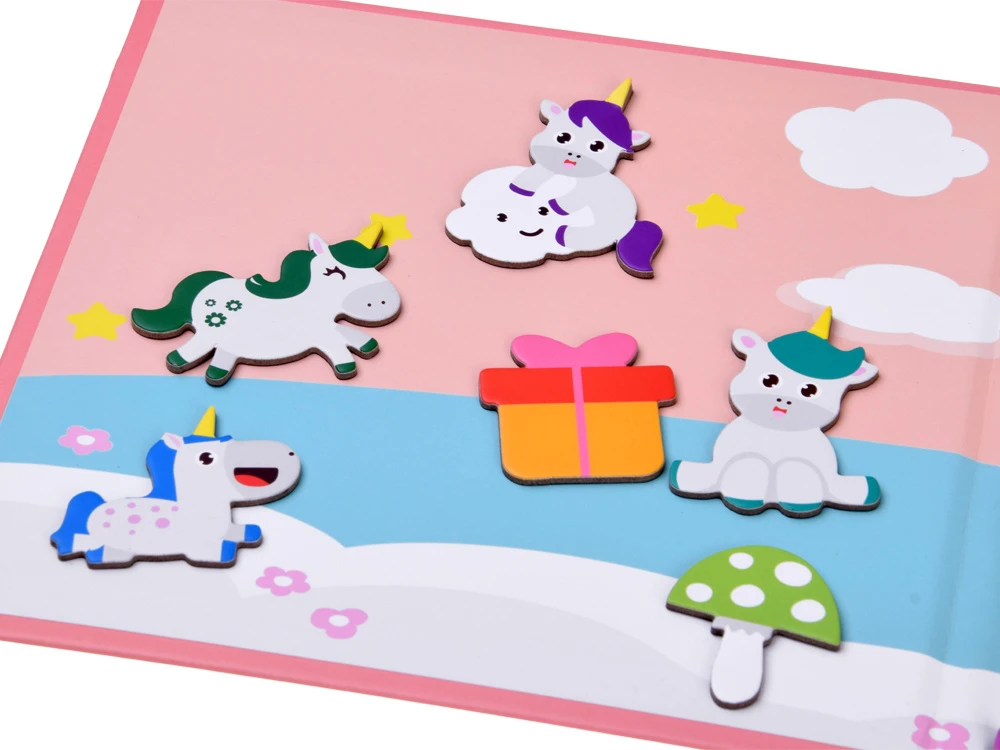 Dėlionė Jokomisiada Magnetic Unicorn Puzzle Board & 30 Magnets ZA6412