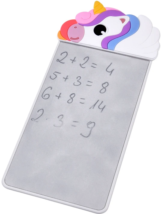 Jokomisiada Magnetic Unicorn Šaldytuvas Notepad Reusable Writing Board with Stylus ZA6460