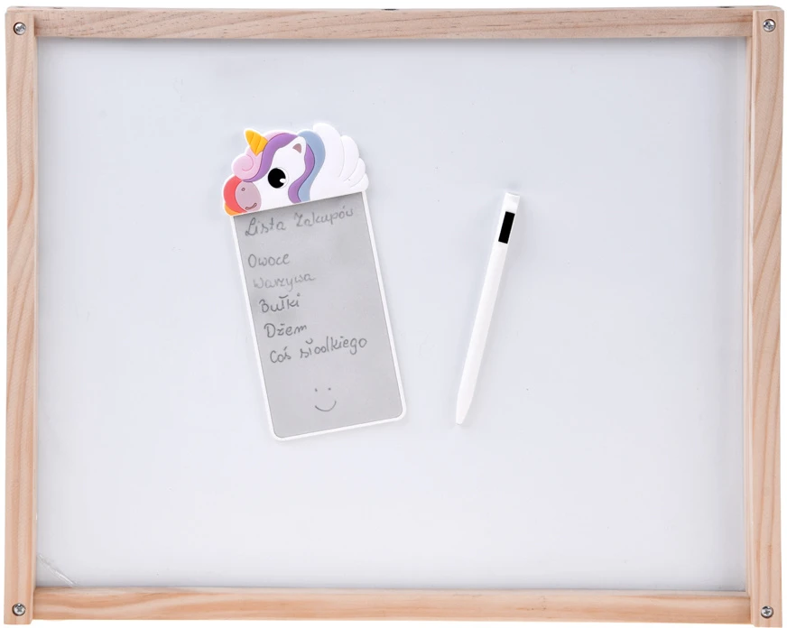 Jokomisiada Magnetic Unicorn Šaldytuvas Notepad Reusable Writing Board with Stylus ZA6460