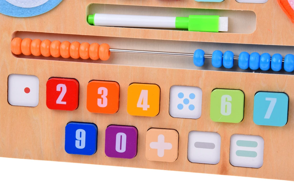 Jokomisiada MATHEMATICS Medinis rinkinys skaičiavimui mokytis Lenta + užduočių kortelės ZA6245