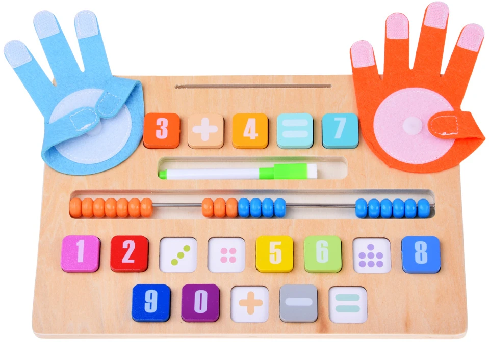 Jokomisiada MATHEMATICS Medinis rinkinys skaičiavimui mokytis Lenta + užduočių kortelės ZA6245