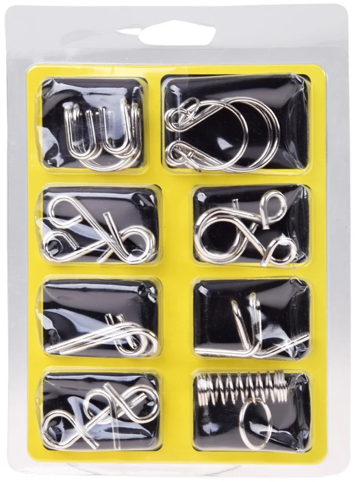 Dėlionė Jokomisiada Metal puzzle - logic puzzle RIDDLE 8 pcs ZA6554
