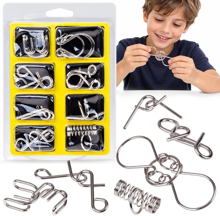 Dėlionė Jokomisiada Metal puzzle - logic puzzle RIDDLE 8 pcs ZA6554