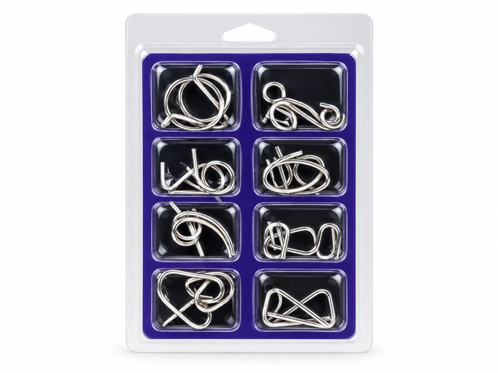 Jokomisiada Metal puzzle - logical puzzle 8-piece arcade puzzle ZA6555