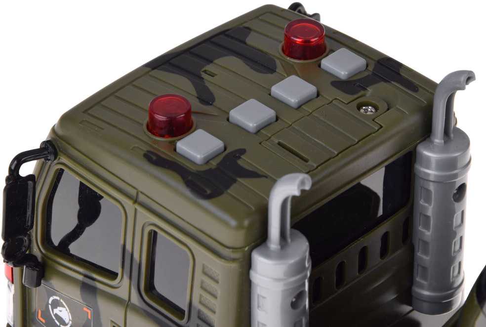Jokomisiada Military Transport Truck Set – Army Tank, Helicopter & Truck with Friction Power, Lights and Sounds