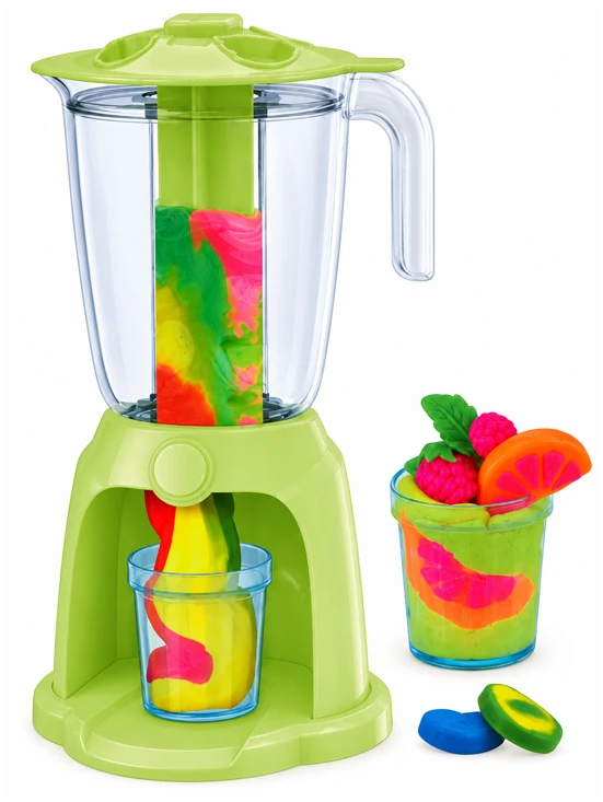 Jokomisiada Modeliavimo masė „Maišytuvas Smoothies Desserts“, 10 spalvų kūrybinis rinkinys ZA6219