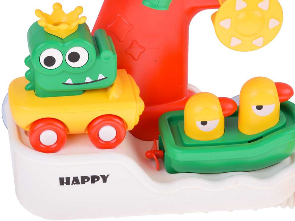 Jokomisiada Multifunctional Bath Toy – Crocodile & Ducks with 4-in-1 Shower ZA5925