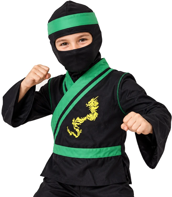 Jokomisiada NINJA costume - fancy dress for carnival and Halloween. Size M ZA6296