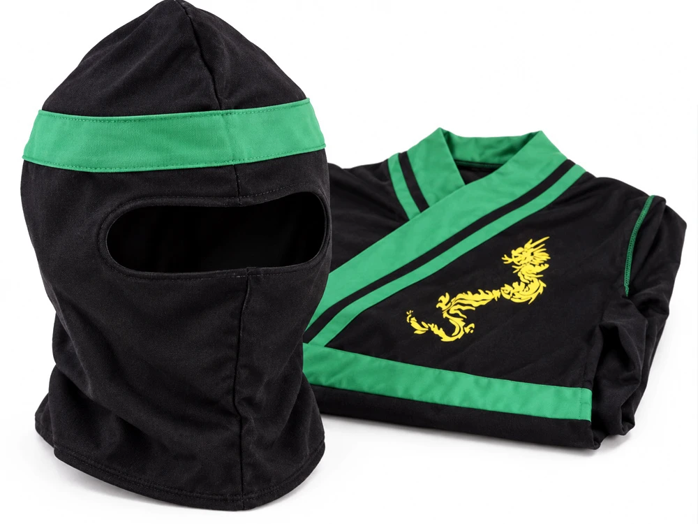 Jokomisiada NINJA costume - fancy dress for carnival and Halloween. Size M ZA6296