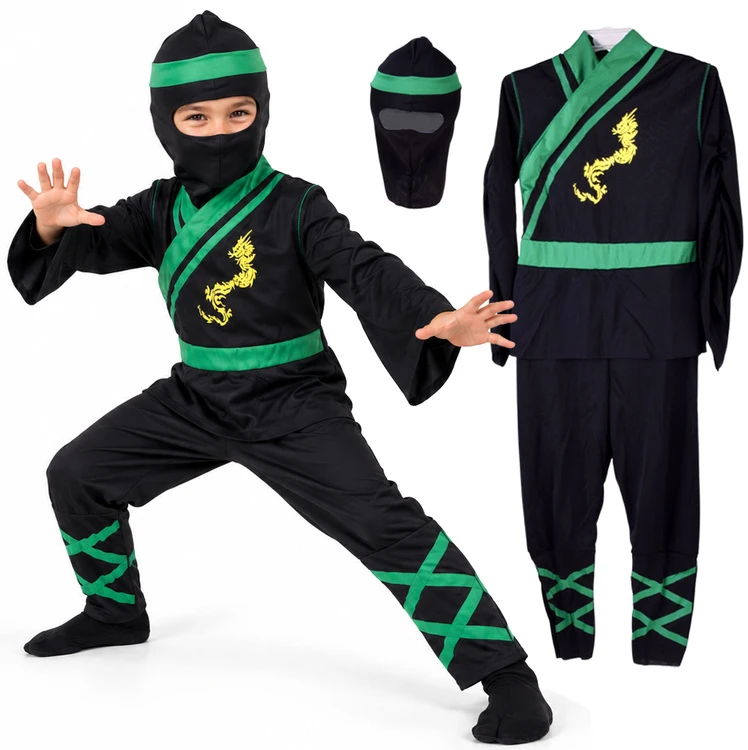 Jokomisiada NINJA costume - fancy dress for carnival and Halloween. Size M ZA6296