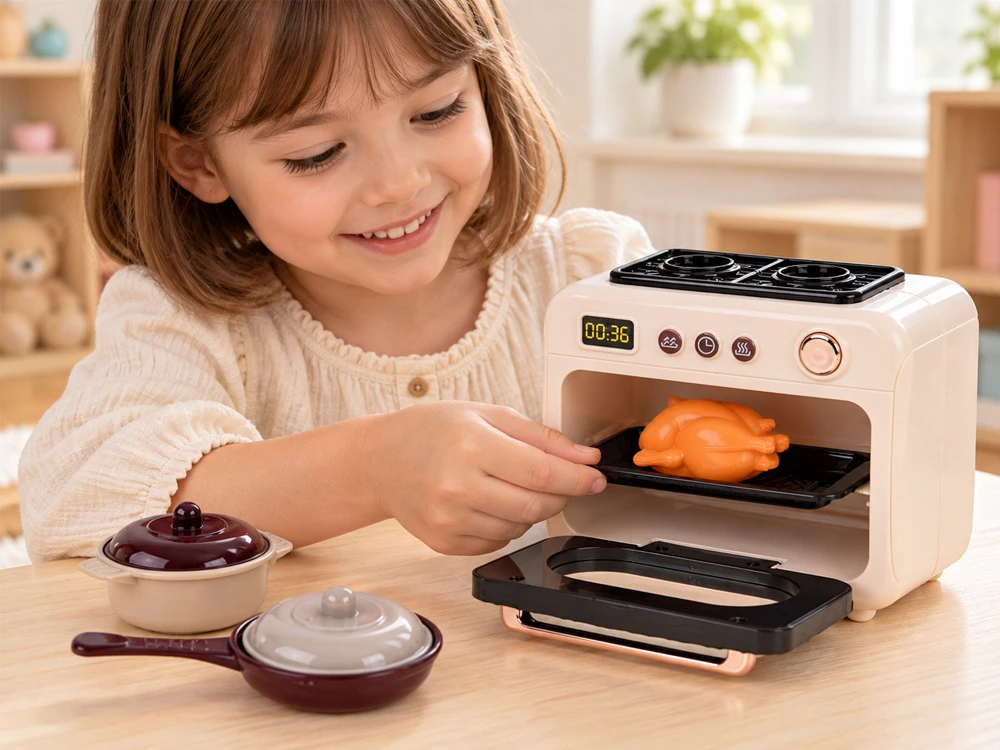 Jokomisiada OVEN for children Series: Small household appliances + accessories lights and buzzes ZA6206