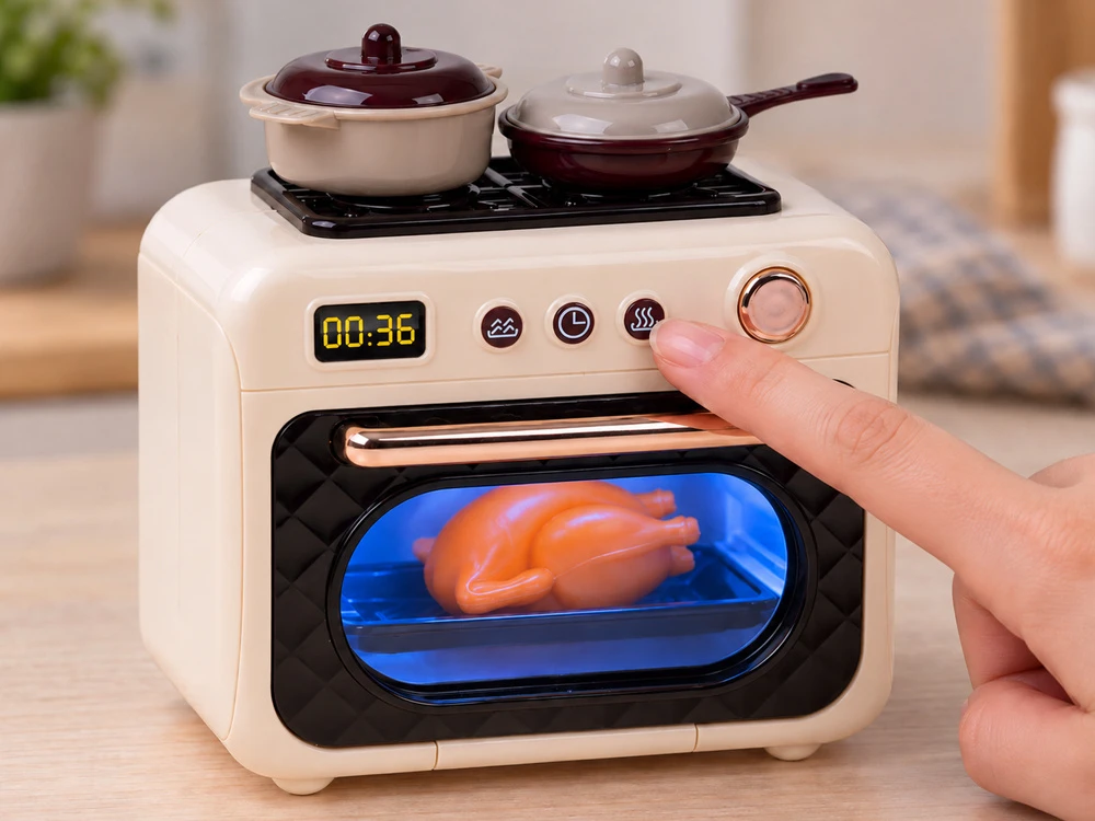Jokomisiada OVEN for children Series: Small household appliances + accessories lights and buzzes ZA6206