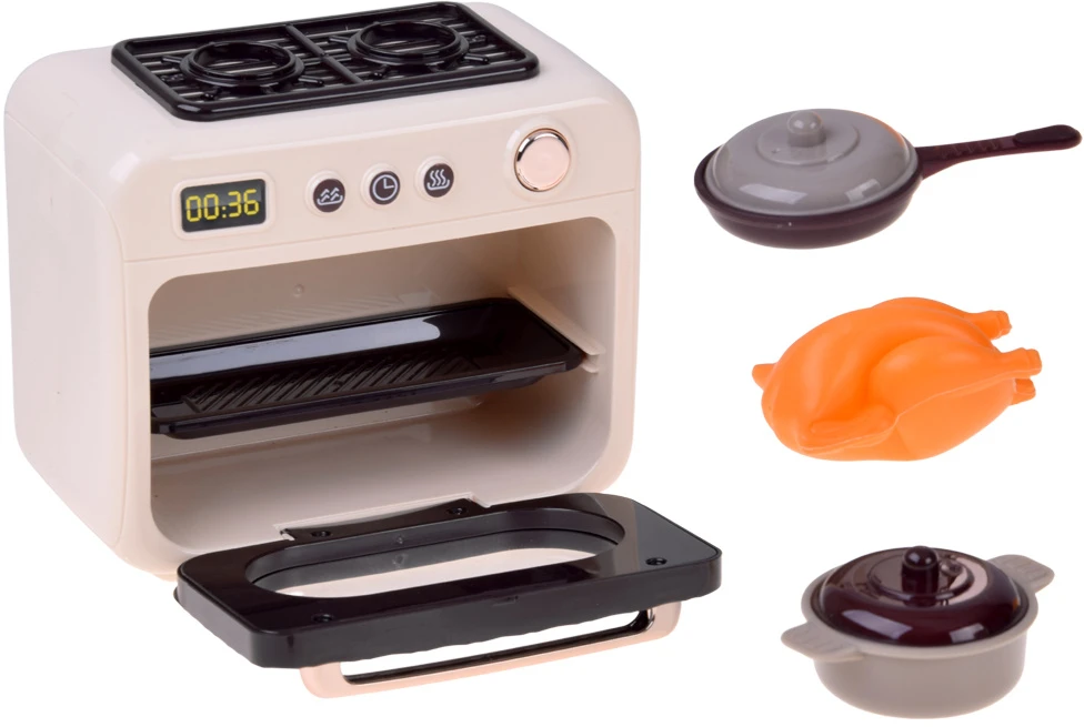 Jokomisiada OVEN for children Series: Small household appliances + accessories lights and buzzes ZA6206