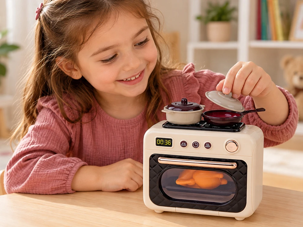 Jokomisiada OVEN for children Series: Small household appliances + accessories lights and buzzes ZA6206