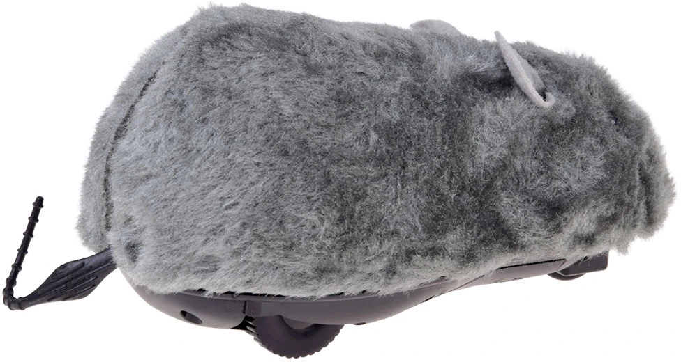 Jokomisiada Pilkas Furry RC Mouse Remote-Controlled Toy 27 MHz RC0758