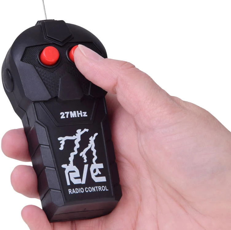 Jokomisiada Pilkas Furry RC Mouse Remote-Controlled Toy 27 MHz RC0758