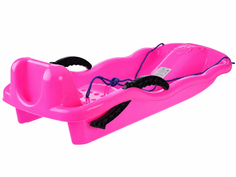 Jokomisiada Plastic sled with string - slide for winter SP0740 RO