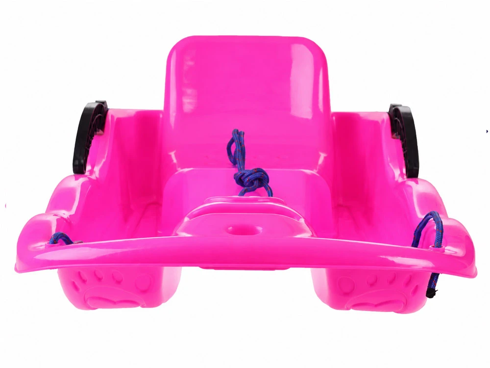Jokomisiada Plastic sled with string - slide for winter SP0740 RO