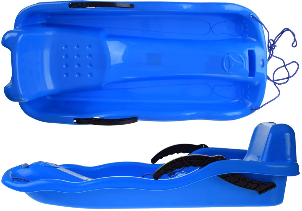 Jokomisiada Plastic sled with string - slide for winter SP0740 NI