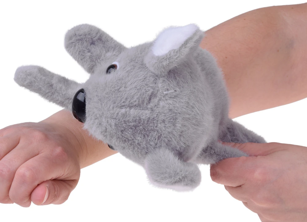 Jokomisiada Plush animal wristband, pilka KOALA - soft, flexible ZA6260