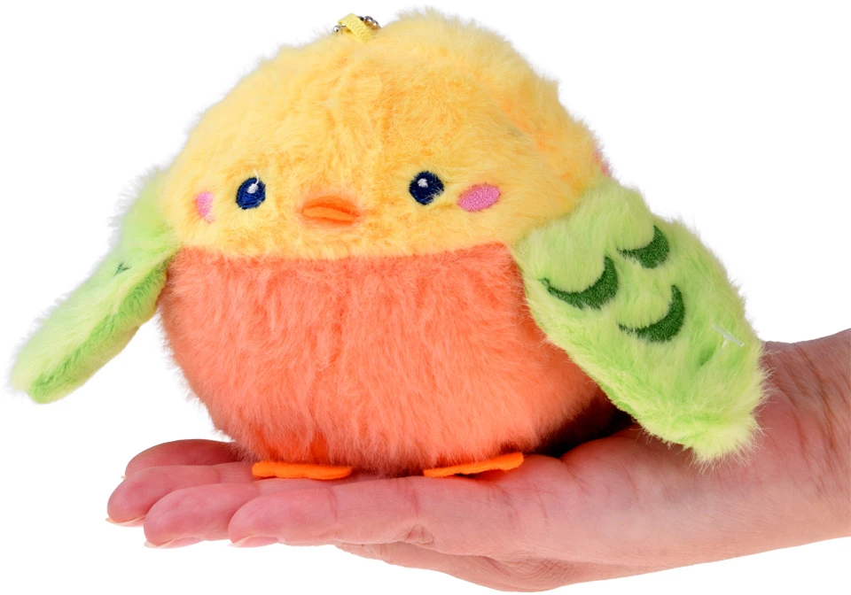 Jokomisiada Plush Exotic Rascal Bird with Squeaker and Pendant, 11 cm ZA6426