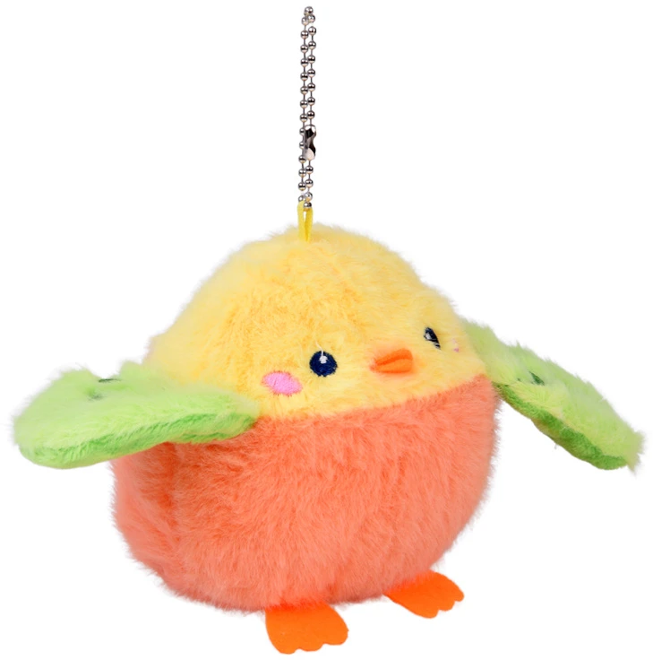 Jokomisiada Plush Exotic Rascal Bird with Squeaker and Pendant, 11 cm ZA6426