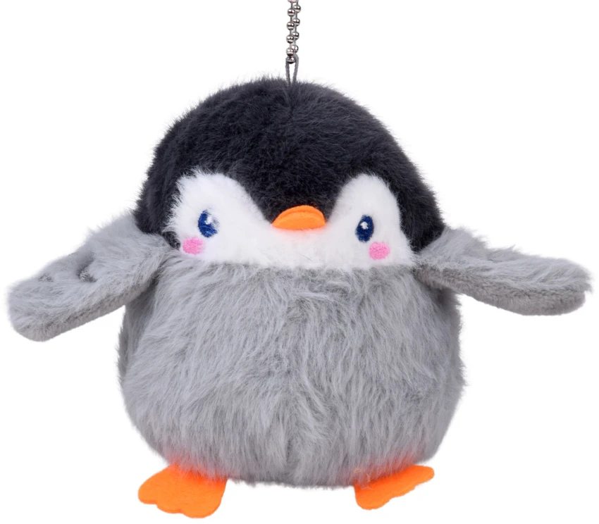 Jokomisiada Plush Penguin with Squeaker, Backpack Pendant, 11 cm ZA6426