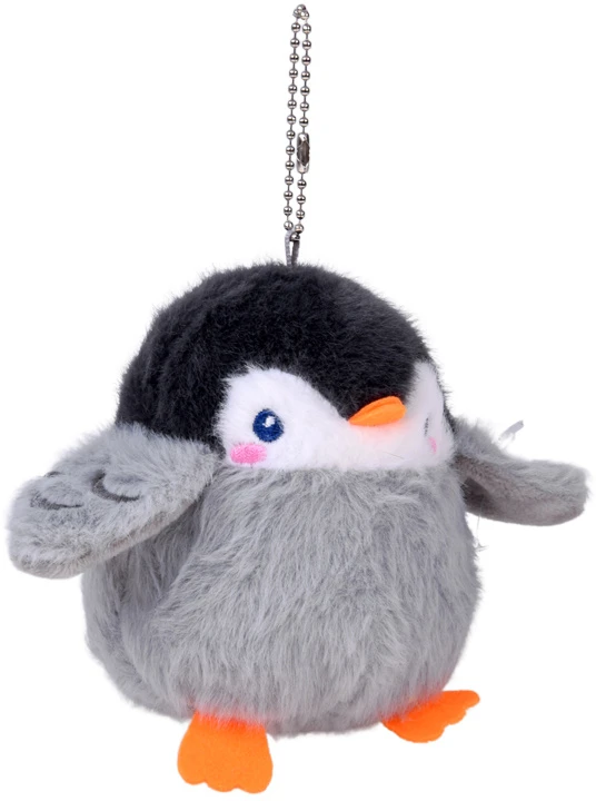 Jokomisiada Plush Penguin with Squeaker, Backpack Pendant, 11 cm ZA6426