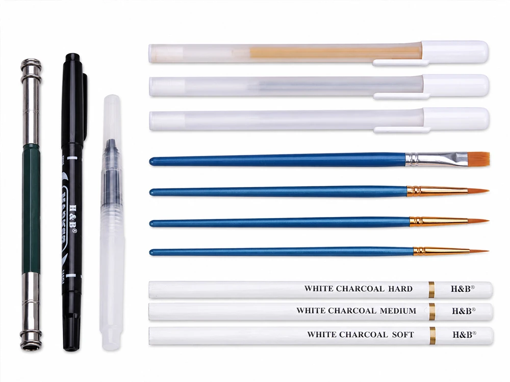 Jokomisiada Professional Art Set for Drawing and Sketching 100pcs H&B AP0129
