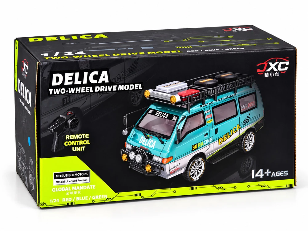 Jokomisiada Remote Control Car Mitsubishi Delica 1:24 Off-Road Van RC0805