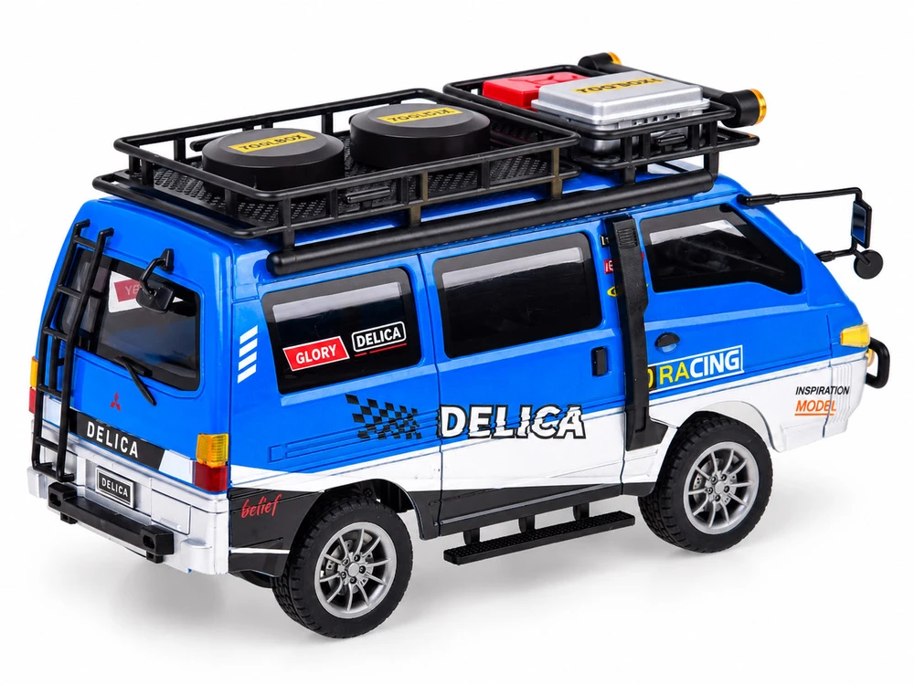 Jokomisiada Remote Control Car Mitsubishi Delica 1:24 Off-Road Van RC0805