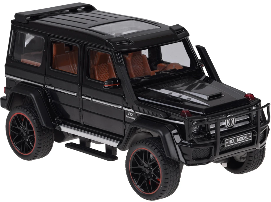 Jokomisiada Remote-Controlled Brabus G800 Metal Car with Opening Doors and LED Lights RC0771