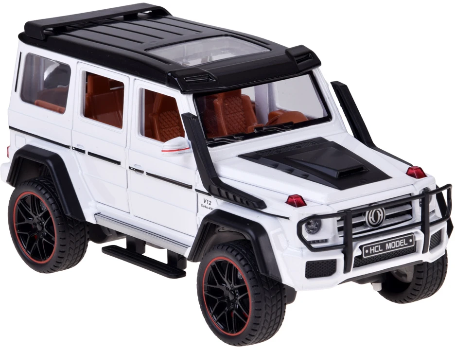 Jokomisiada Remote-Controlled Brabus G800 Metal Car with Opening Doors and LED Lights RC0771