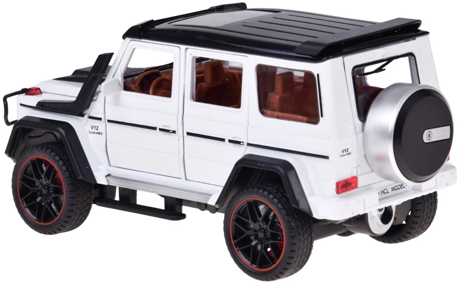 Jokomisiada Remote-Controlled Brabus G800 Metal Car with Opening Doors and LED Lights RC0771
