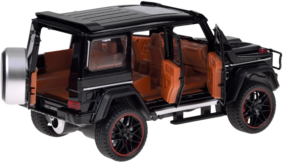 Jokomisiada Remote-Controlled Brabus G800 Metal Car with Opening Doors and LED Lights RC0771