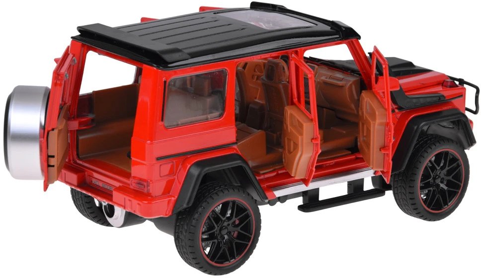 Jokomisiada Remote-Controlled Brabus G800 Metal Car with Opening Doors and LED Lights RC0771