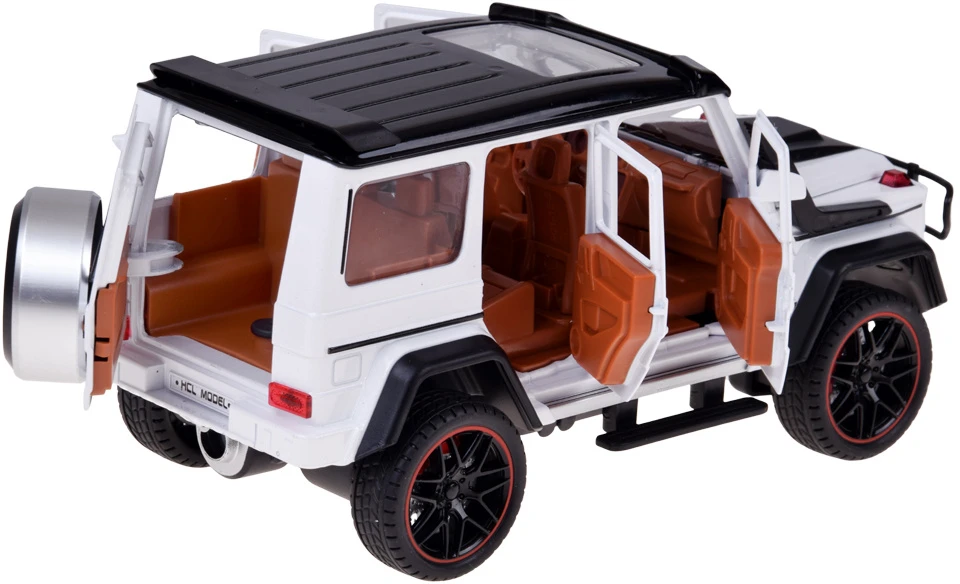 Jokomisiada Remote-Controlled Brabus G800 Metal Car with Opening Doors and LED Lights RC0771