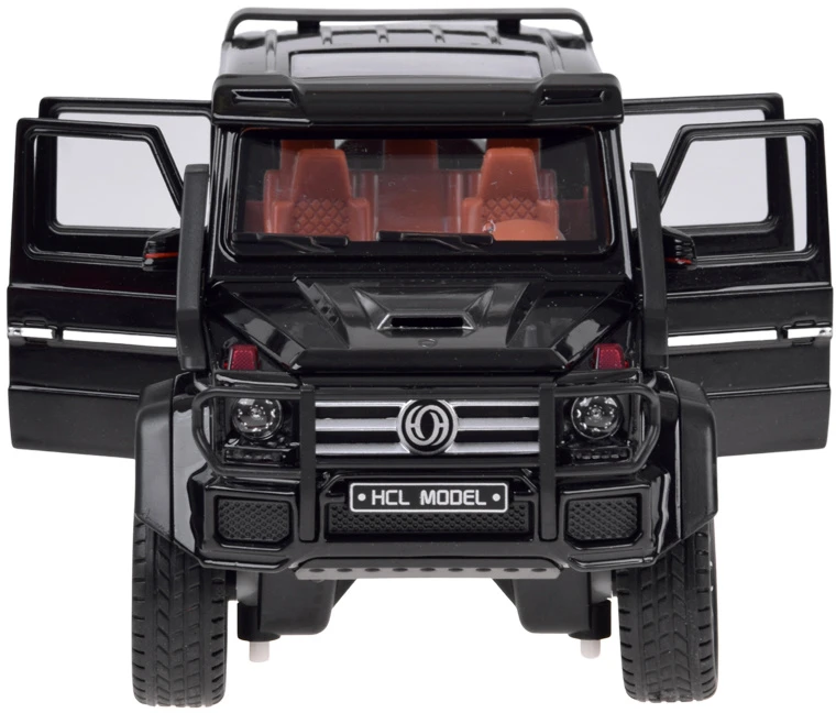 Jokomisiada Remote-Controlled Brabus G800 Metal Car with Opening Doors and LED Lights RC0771