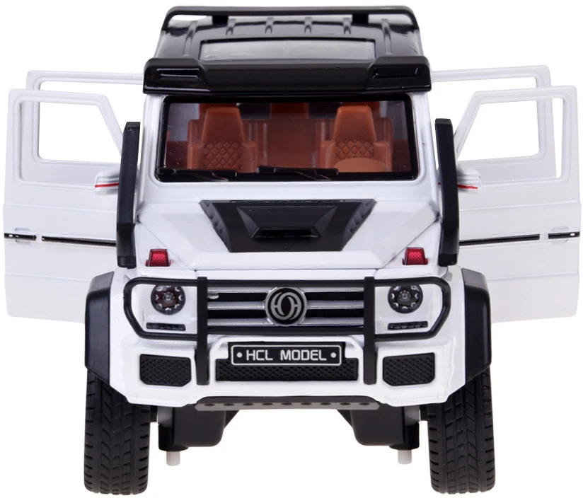Jokomisiada Remote-Controlled Brabus G800 Metal Car with Opening Doors and LED Lights RC0771