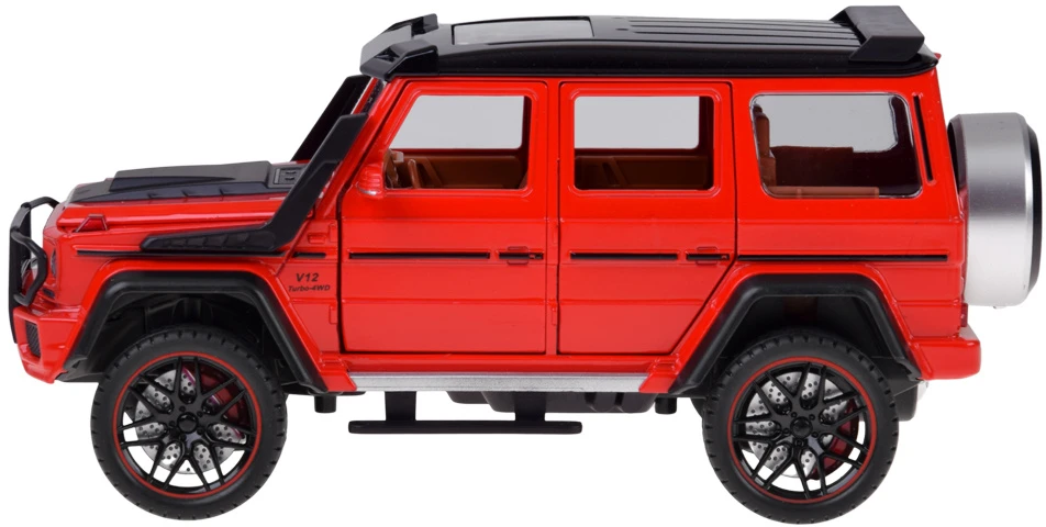 Jokomisiada Remote-Controlled Brabus G800 Metal Car with Opening Doors and LED Lights RC0771