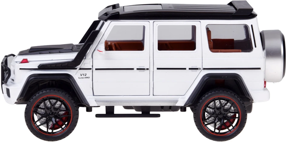 Jokomisiada Remote-Controlled Brabus G800 Metal Car with Opening Doors and LED Lights RC0771