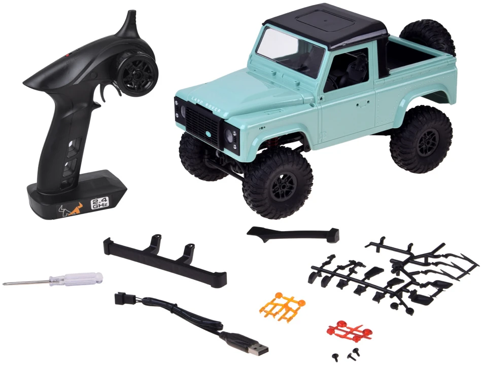 Jokomisiada Remote-controlled car 2in1 LAND ROVER Defender 90 4x4 Scale 1:12 RC0760