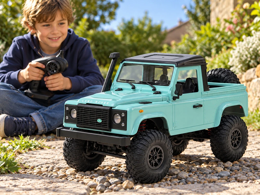 Jokomisiada Remote-controlled car 2in1 LAND ROVER Defender 90 4x4 Scale 1:12 RC0760