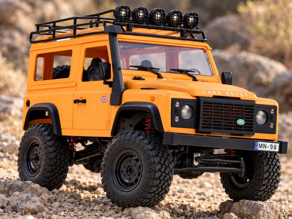 Jokomisiada Remote-controlled car 2in1 LAND ROVER Defender 90 4x4 Scale 1:12 RC0761