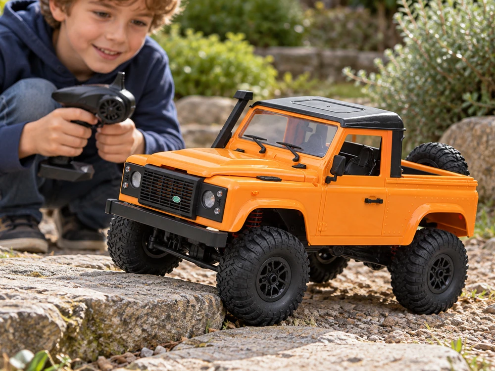 Jokomisiada Remote-controlled car 2in1 LAND ROVER Defender 90 4x4 Scale 1:12 RC0760