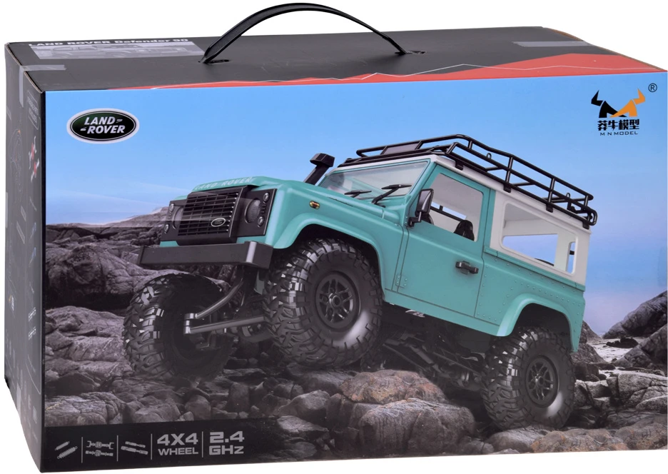 Jokomisiada Remote-controlled car 2in1 LAND ROVER Defender 90 4x4 Scale 1:12 RC0760