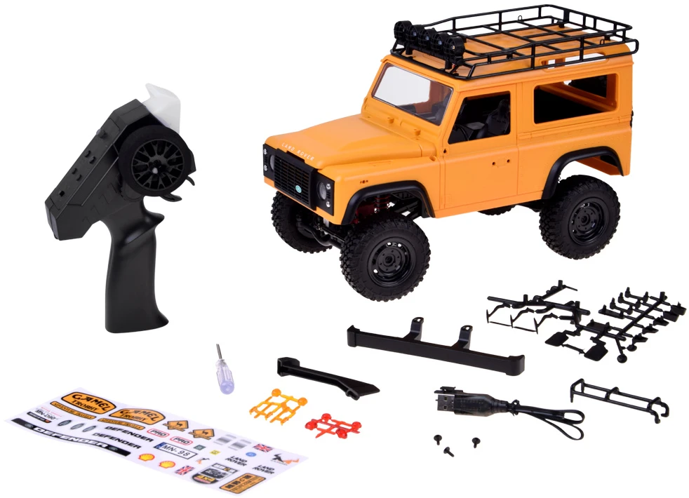 Jokomisiada Remote-controlled car 2in1 LAND ROVER Defender 90 4x4 Scale 1:12 RC0761